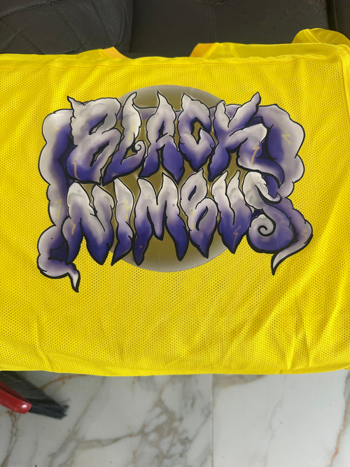Black Nimbus BN The Moment Cropped Jersey: Yellow Edition